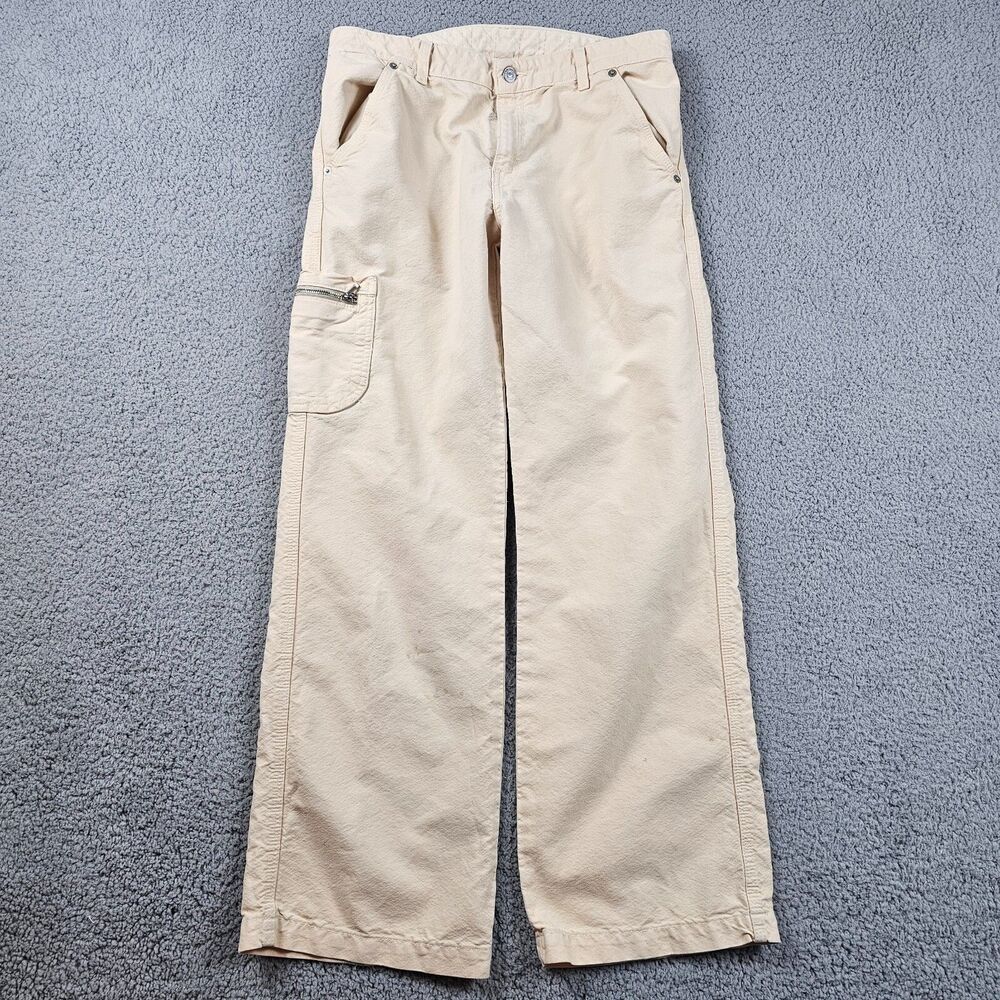 Vintage Levis Pants Womens 32x30* Peach Baggy Wide Leg Cargo Y2K Skater Hip